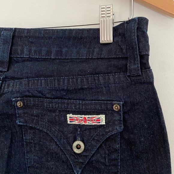 Hudson Dark Blue Wash Jeans. Mid-Rise. Cotton/Spandex. Size 28 - Picture 10 of 12